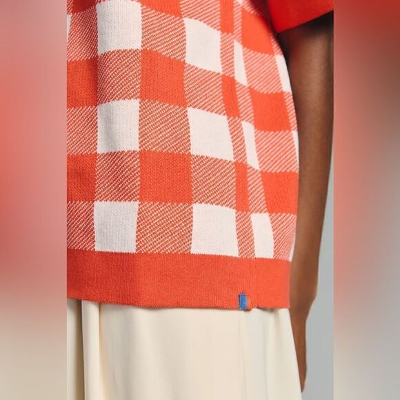 Anthropologie KULE The Brie Knit Sweater Polo Shirt NWT - Picture 4 of 13